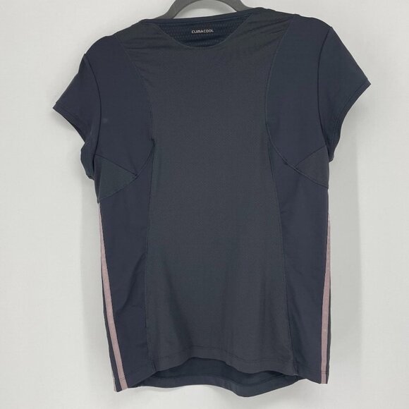Adidas Clima365 charcoal pink Core  performance tee - Picture 12 of 13